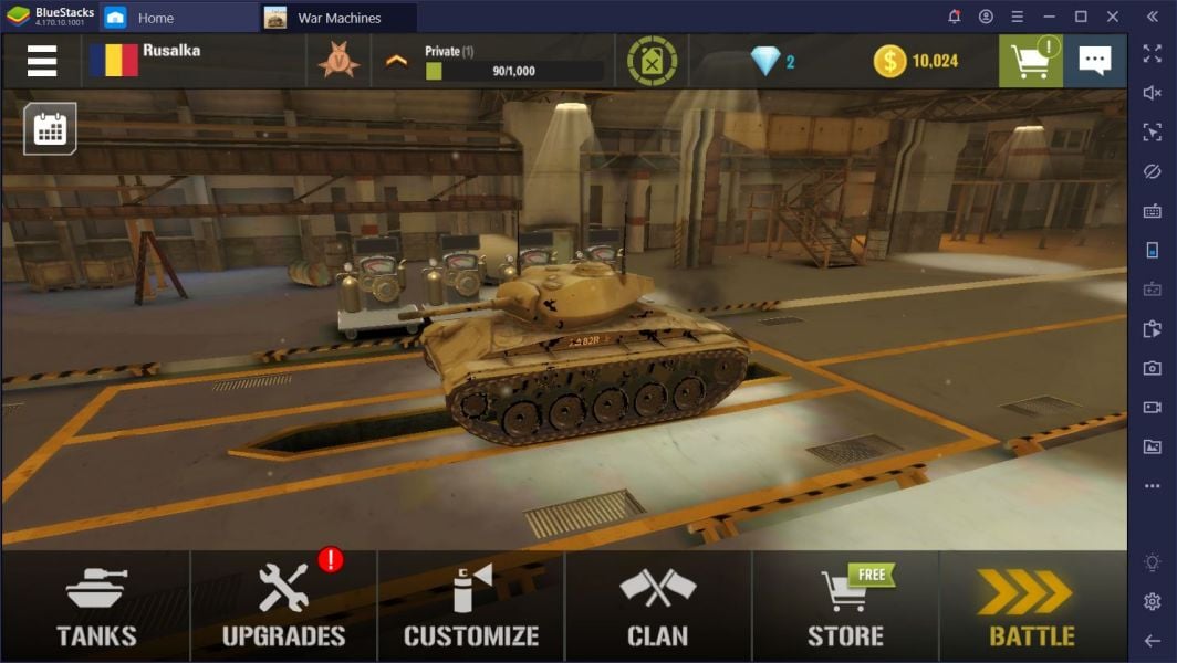 War Machines：Tanks Battle Game